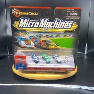 Mint 1999 NIOB NASCAR Micro stock cars by Hasbro